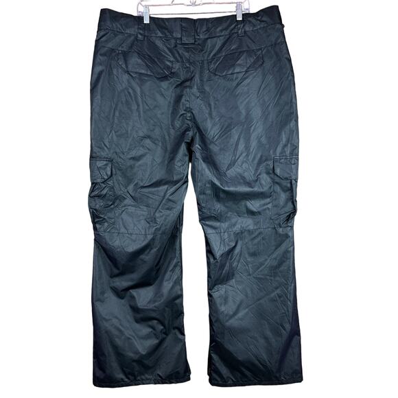SwissTech Mens Pants Black Snow Sking Winter Insulated Zipped Pockets 2XL - Picture 10 of 11